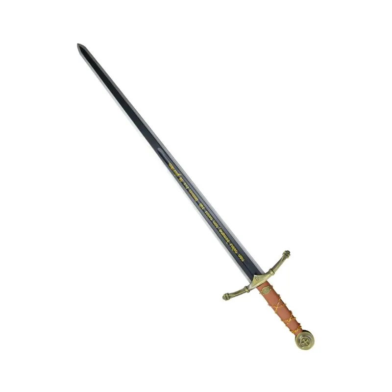 Espada Medieval Decorativa com Suporte 113 cm