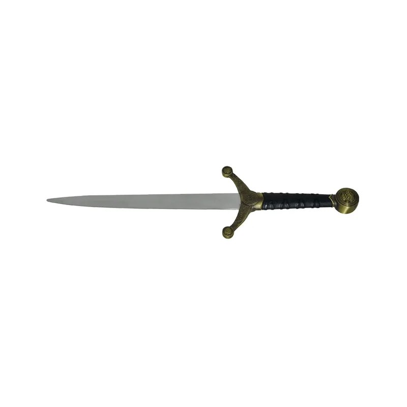 Adaga Decorativa Sem fio em Metal com Bainha 38,2 cm