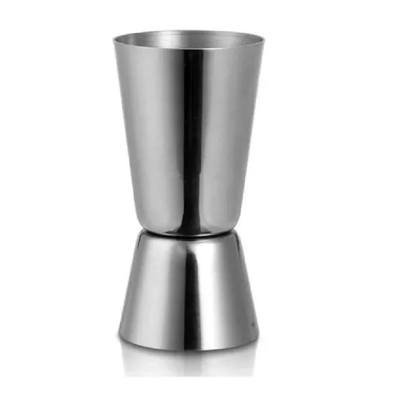 Copo Dosador Duplo Aço Inox Para Bebida 50/100ml Caipirinha