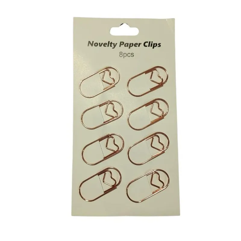Kit De Clips Em Metal Com 8 Unidades 38mm