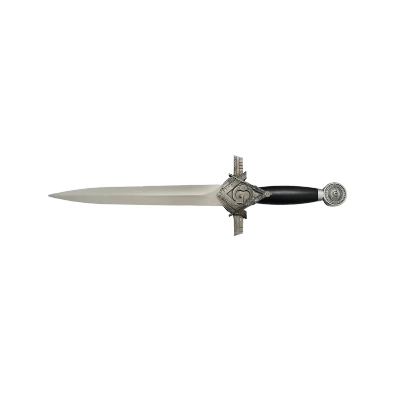 Adaga Decorativa sem Fio em Metal com Bainha 38,5 cm
