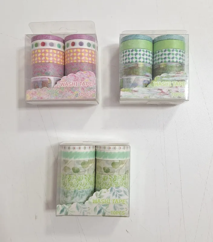 Washi Tape Floral c/10 Rolos Cod.XM-JD2645D