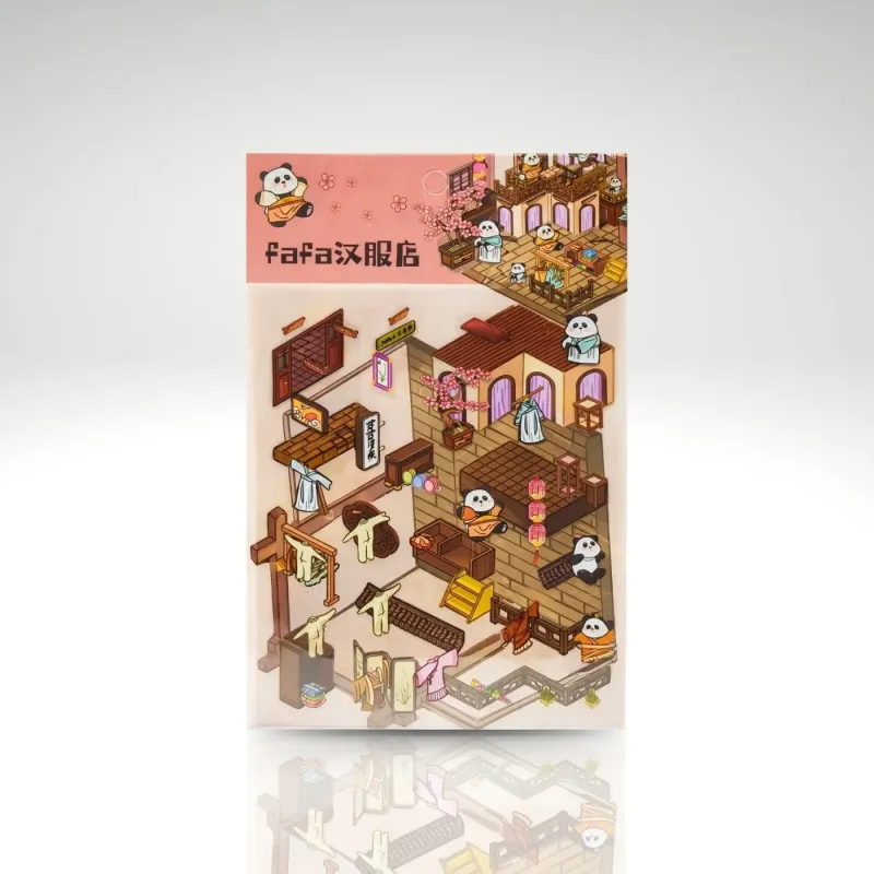Adesivo Mini Mundo 3D Panda kit c/3 cartelas - Importados