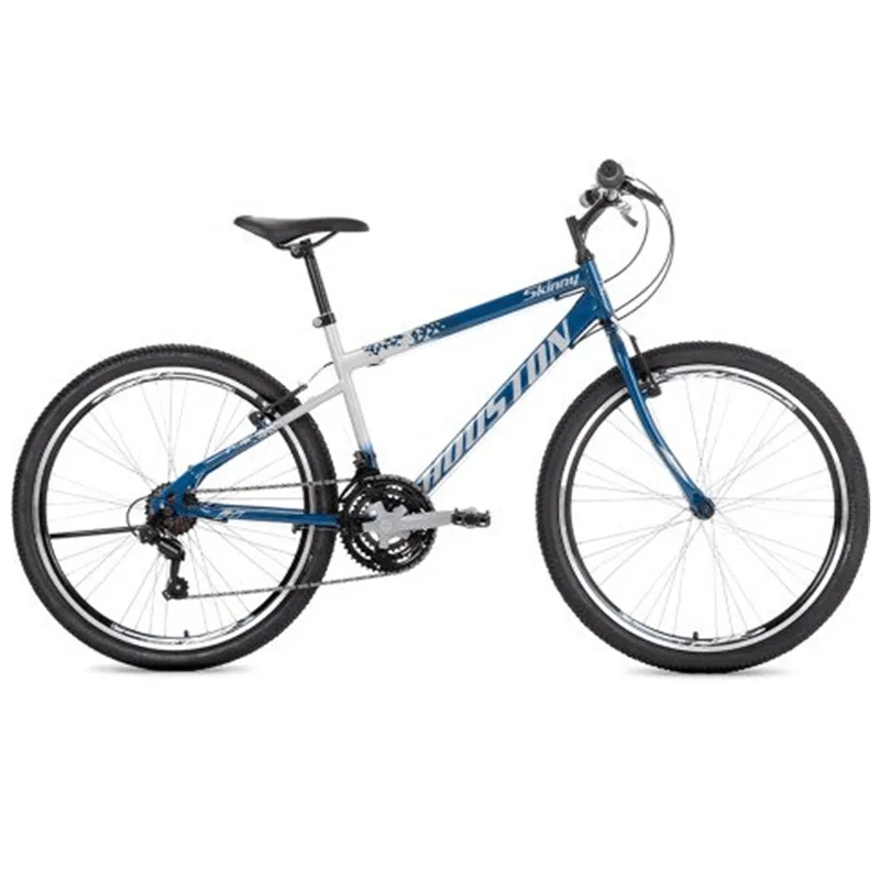 Bicicleta Aro 26 Houston Skinny Azul Escuro/Prata