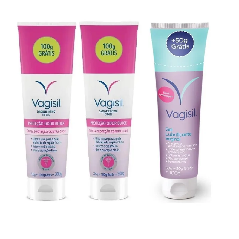 Kit Intimo 02 Vagisil Sabonetes E 01 Lubrificante