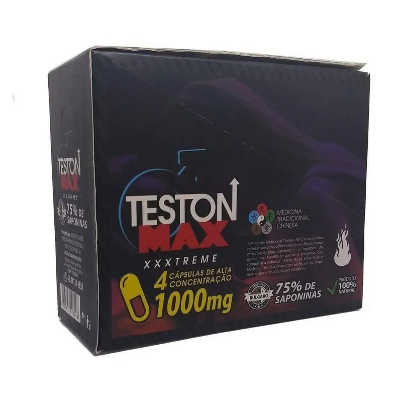 Teston Max Xtreme Masculino 48 Cápsulas