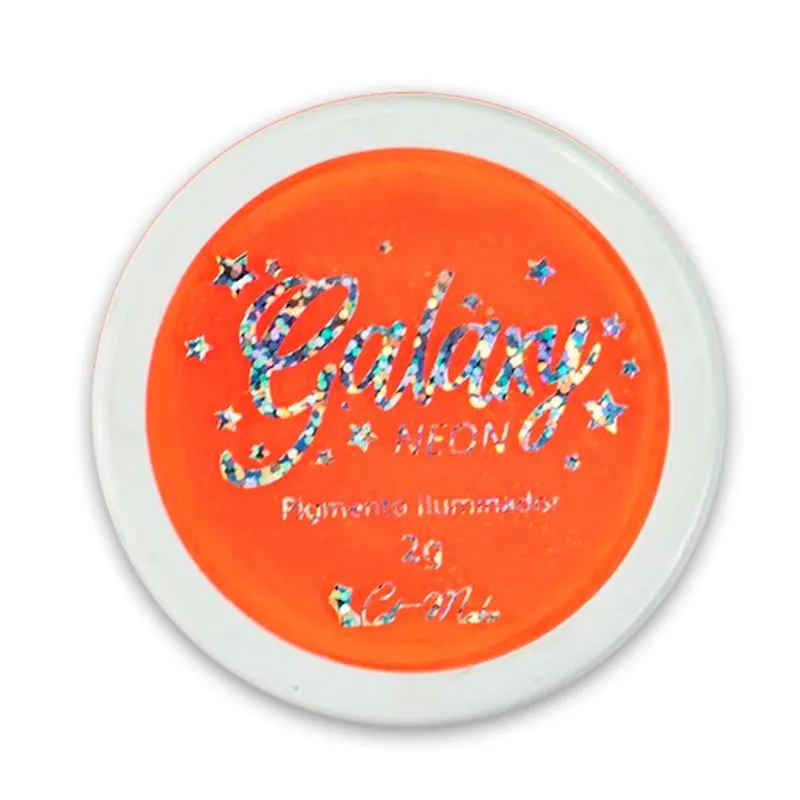 Pigmento Cat Make Galaxy Glitter Neon - Orange Glow 06