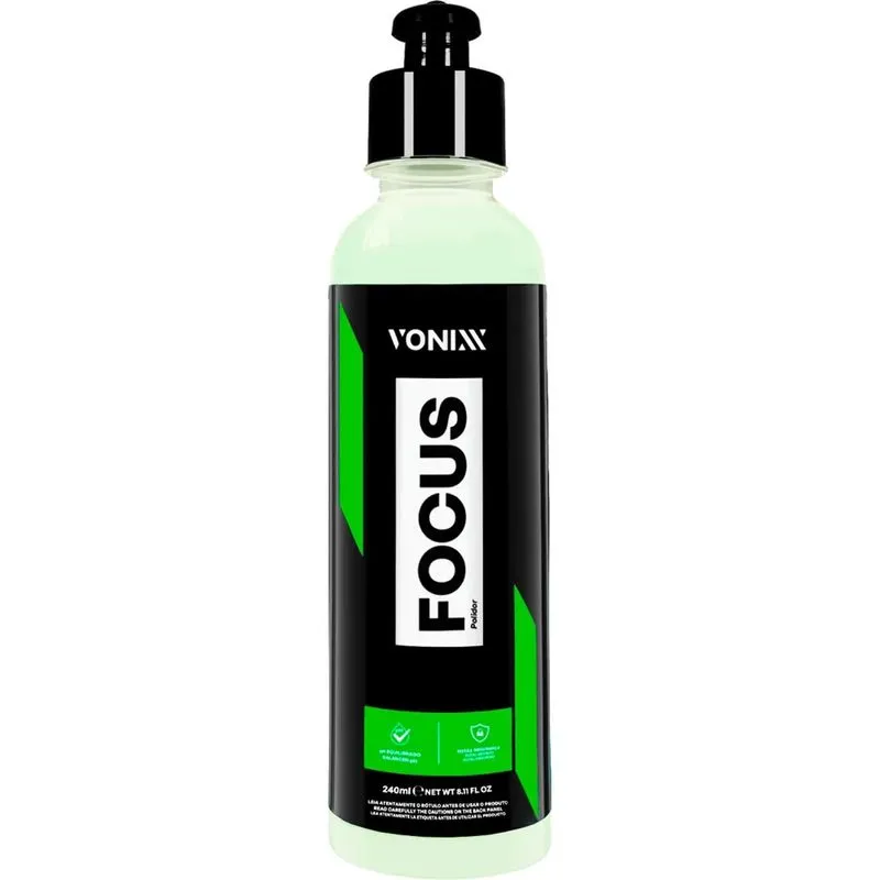 3x Focus Vonixx 240ml Removedor De Marcas D'água Vidros Para