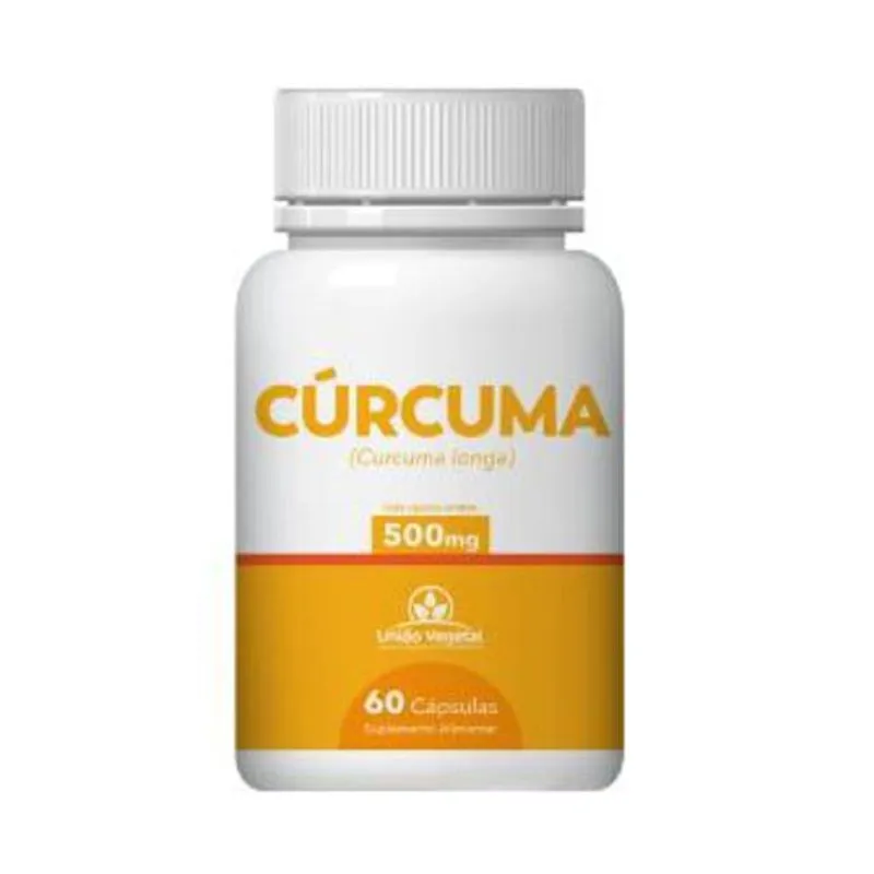Cúrcuma 60 Capsulas 500mg - União Vegetal