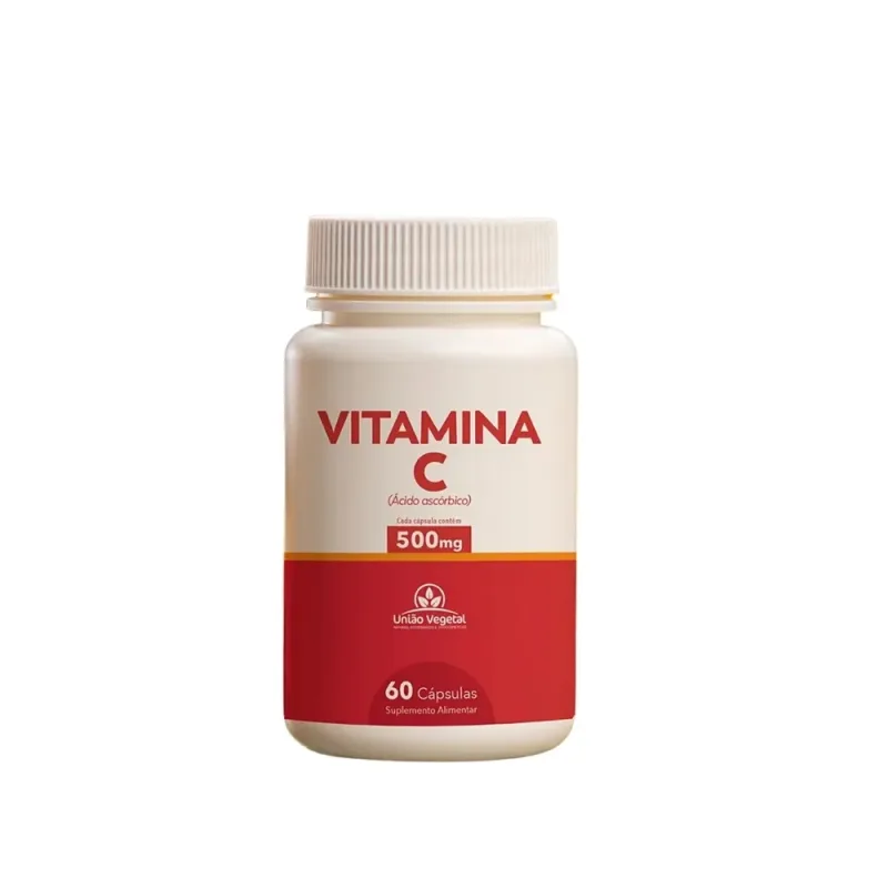 Vitamina C 60 X 500MG (60 Caps) - Uniao Vegetal