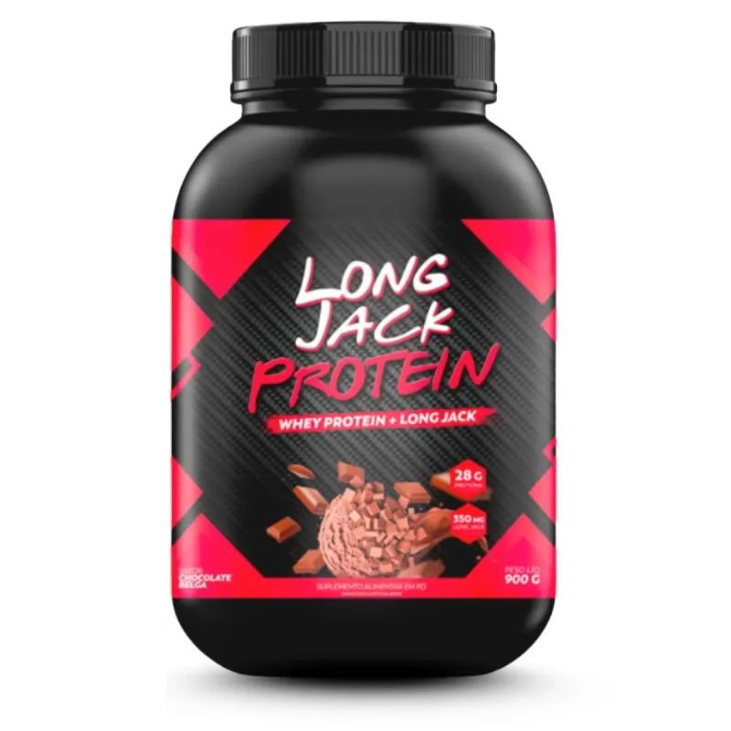 Long Jack Protein Chocolate Belga Pote 900G - Long Jack