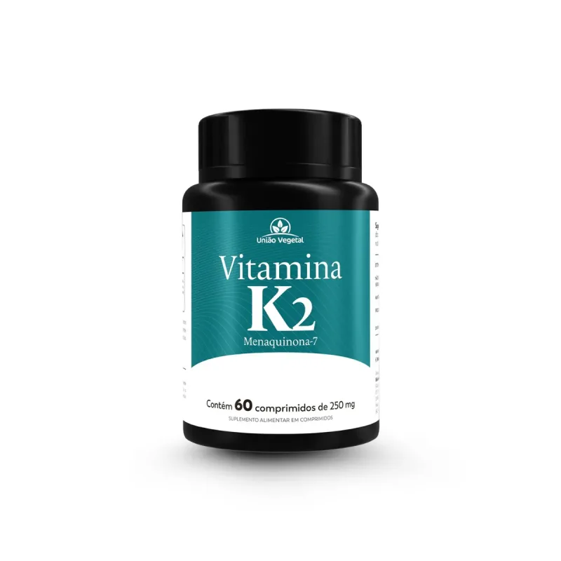 Vitamina K2 60CAPS 250MG - Uniao Vegetal