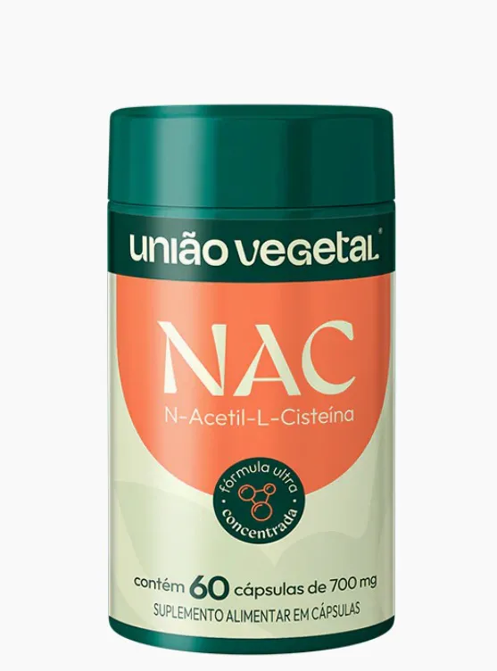 NAC 60 Capsulas 700MG - União Vegetal