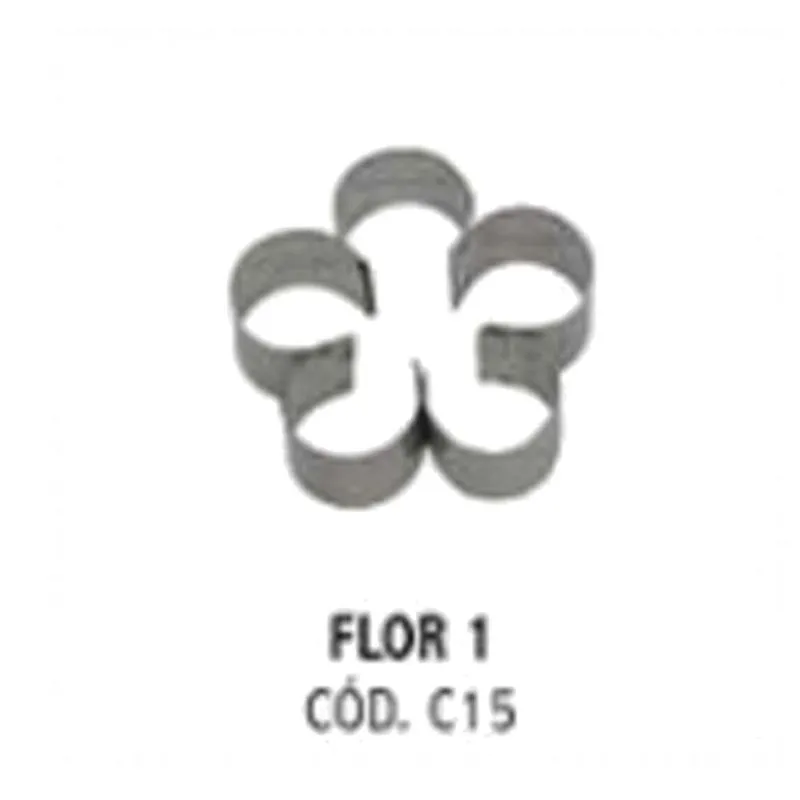 Cortador Inox Flor N.1 - Dona Lella