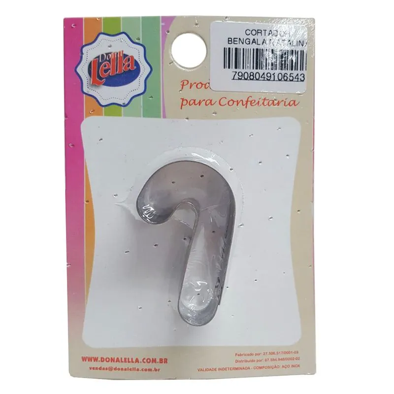 Cortador Inox Bengala Natalina - Dona Lella