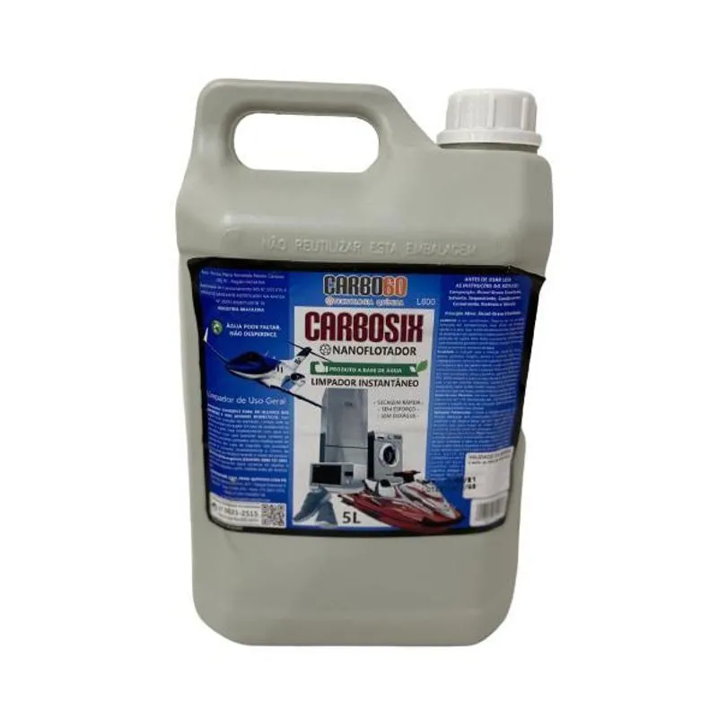 Carbosix Nanoflotador Limpador Instantâneo Uso Geral Carbo60