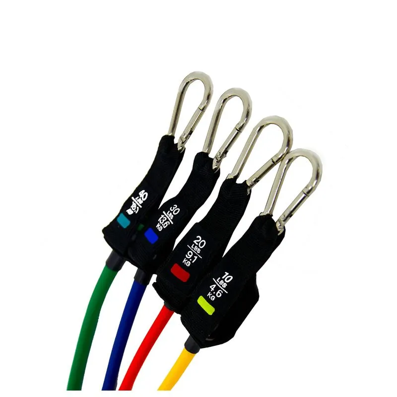 Kit elásticos extensores para treino Movement Fitness