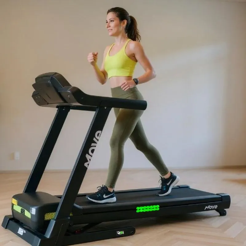 Esteira Ergométrica Elétrica Residencial Bluetooth R5i Movement Move 110V