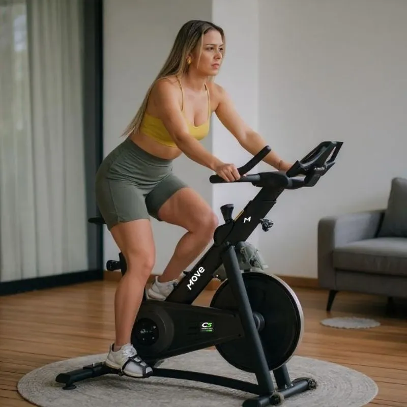 Bicicleta Spinning Bluetooth C5 Move Magnético C5 Move