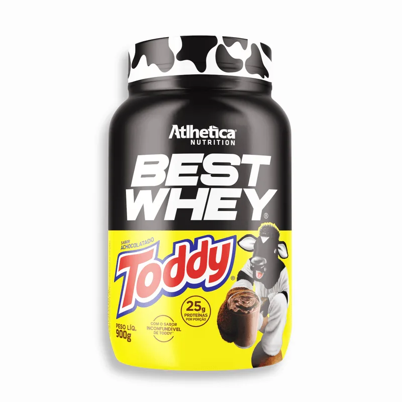 Best Whey Protein Achocolatado Toddy Pote 900 g Atlhetica Nutrition Toddy