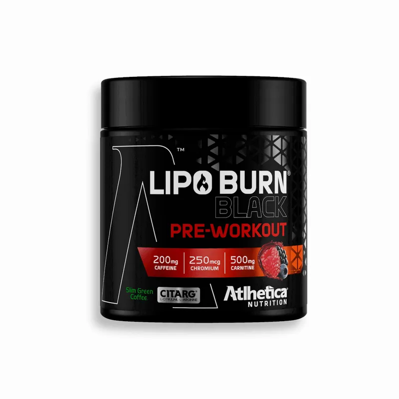 Lipo Burn Black Frutas Vermelhas 200g Atlhetica Nutrition Frutas Vermelhas