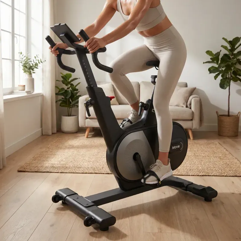 Bicicleta Spinning Bluetooth C7 Move Eletromagnética C7 Move