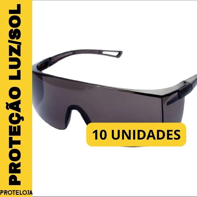 10 Unidades Óculos Escuro De Proteção Uv Sol Epi Ciclismo