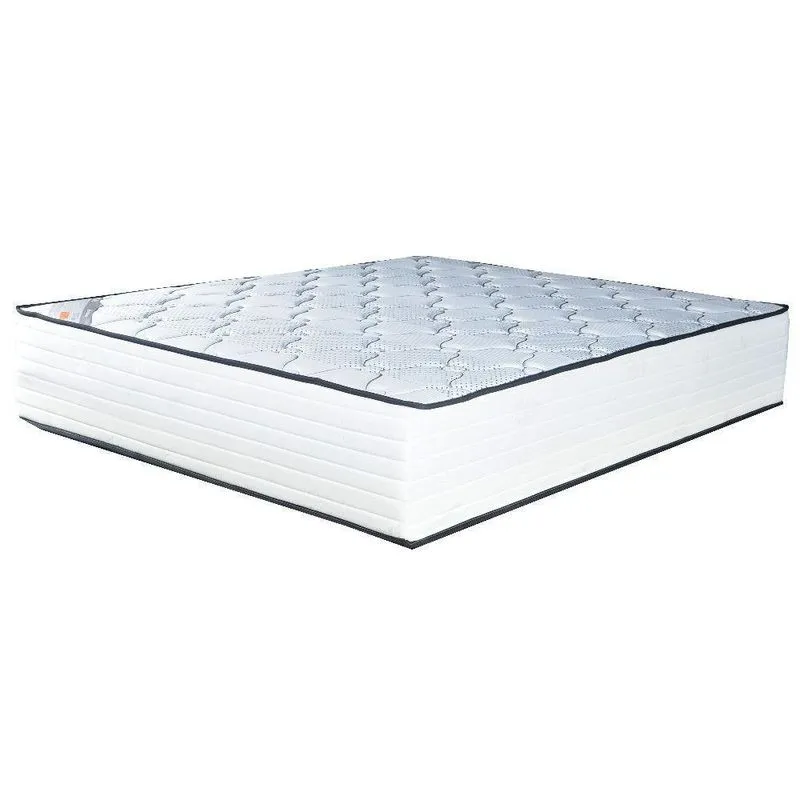 Colchão King Molas Ensacadas Vegas D26 Matelassê Branco Bom Pastor