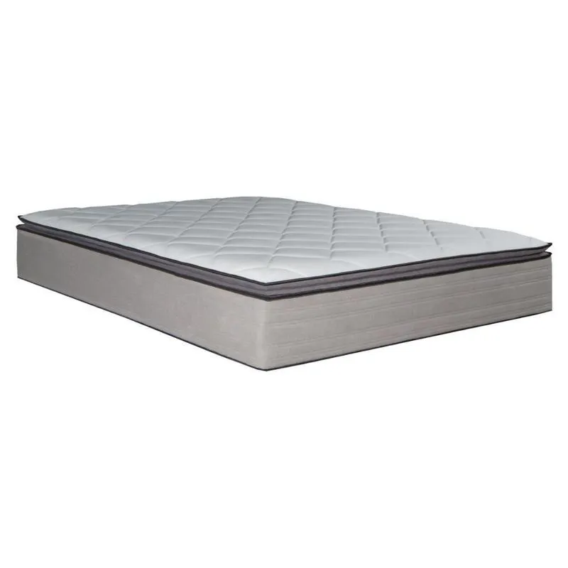 Colchão Queen Molas Ensacadas Vision D45 Pillow Top Cinza Bom Pastor Móveis