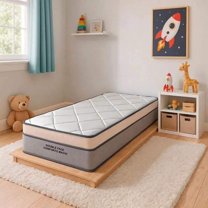 Colchão Solteiro Active Molas Ensacadas D45 Double Face Bom Pastor