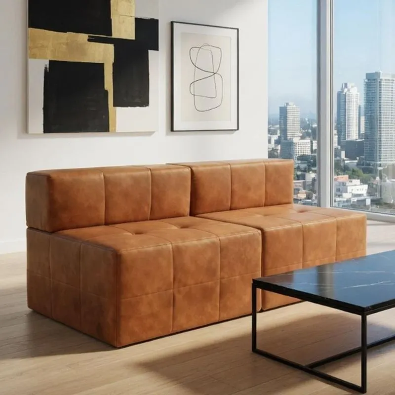 Sofá Modular Bello 2 Lugares 170cm Caramelo Bom Pastor Móveis