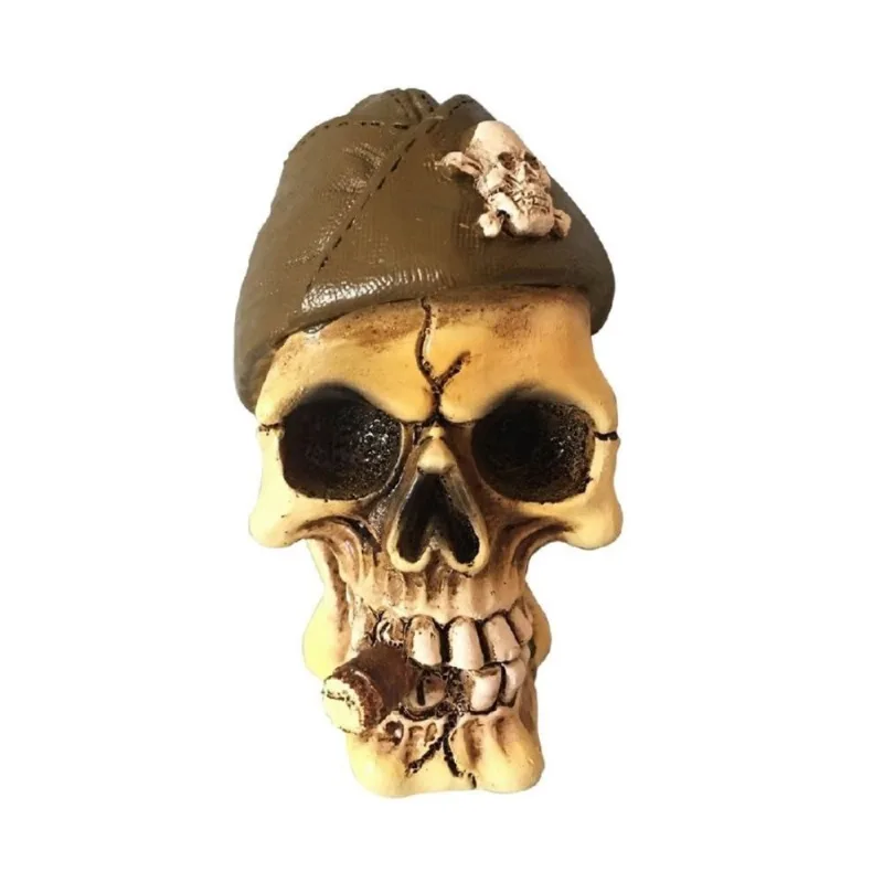 Mini Caveira Resina General Beret 40197-Urban Brasil