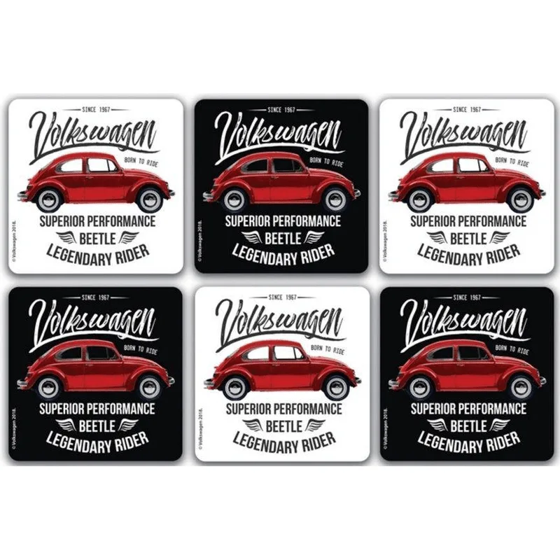Porta Copos - Vw Fusca Vermelho
