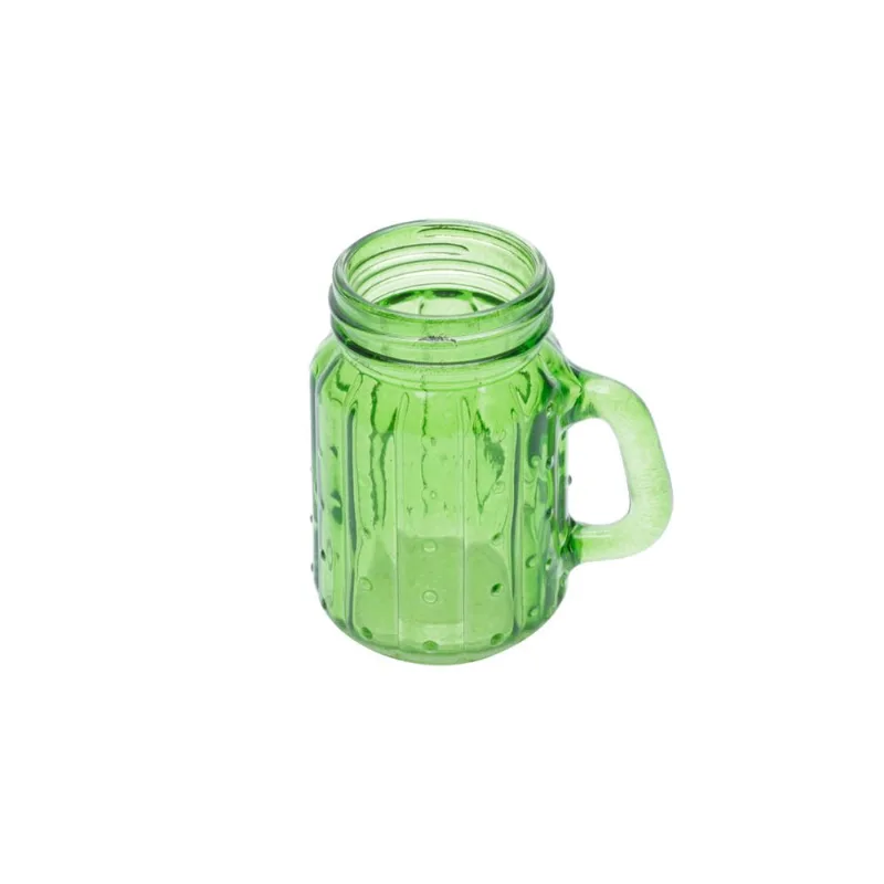 Mini Copo Jarra Vidro Cactus Verde 125ml 40980 Copo Dose Jarra Cactus Verde Urban 125ml 40980