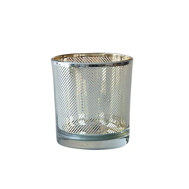 Castiçal Vidro Linhas URBAN 41355