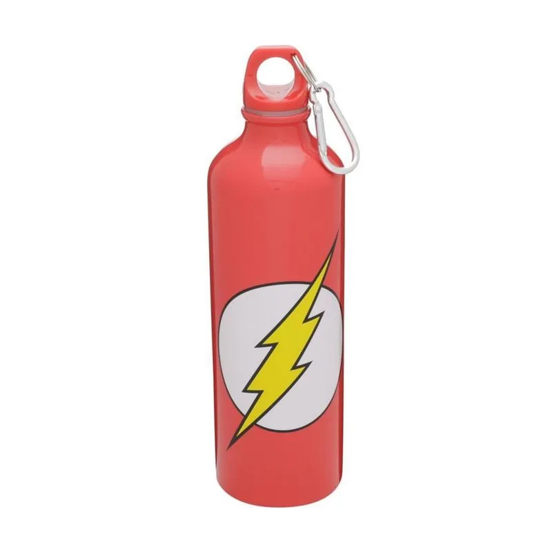 Garrafa Squeeze Aluminio Logo Flash - DC Comics
