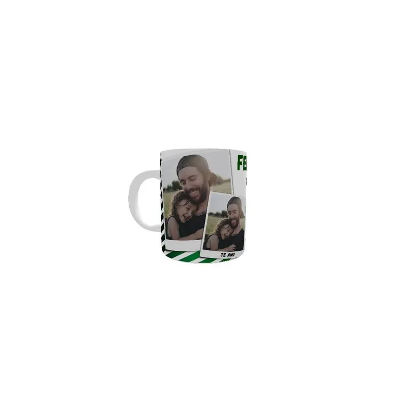 Caneca personalizada feliz dia dos pais palmeiras