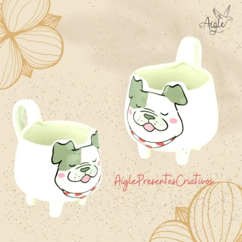 Cachepot Decorativo Formato Dog