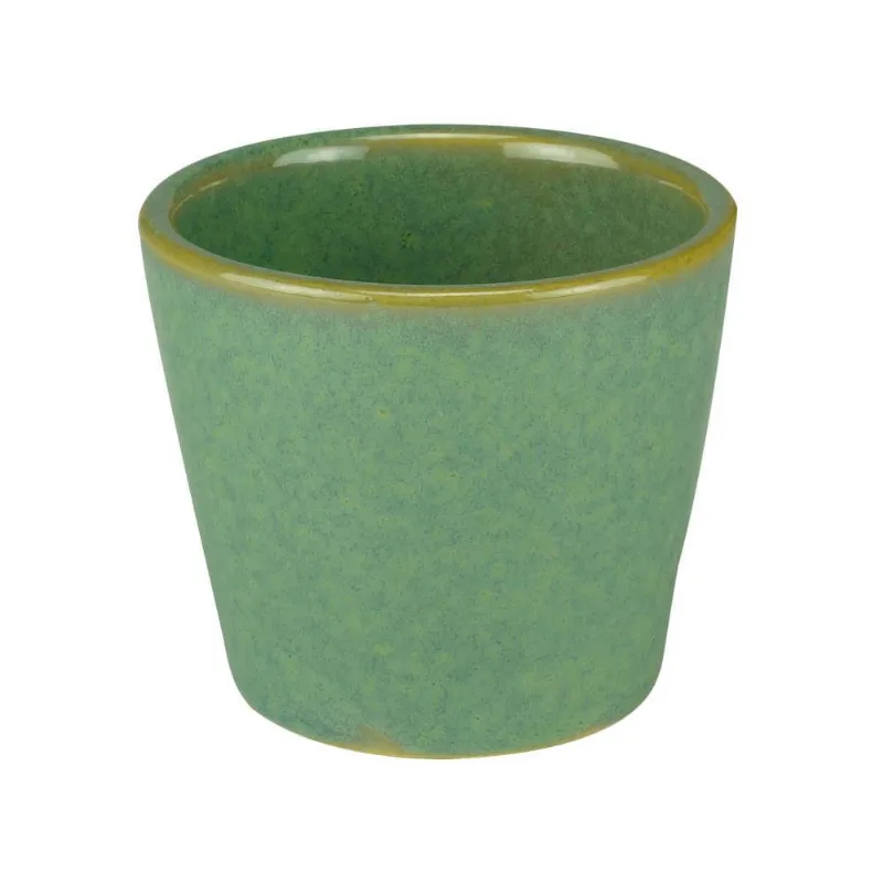 Cachepot Cerâmica Shine Freckled Verde 7,5X7,5X6,5cm