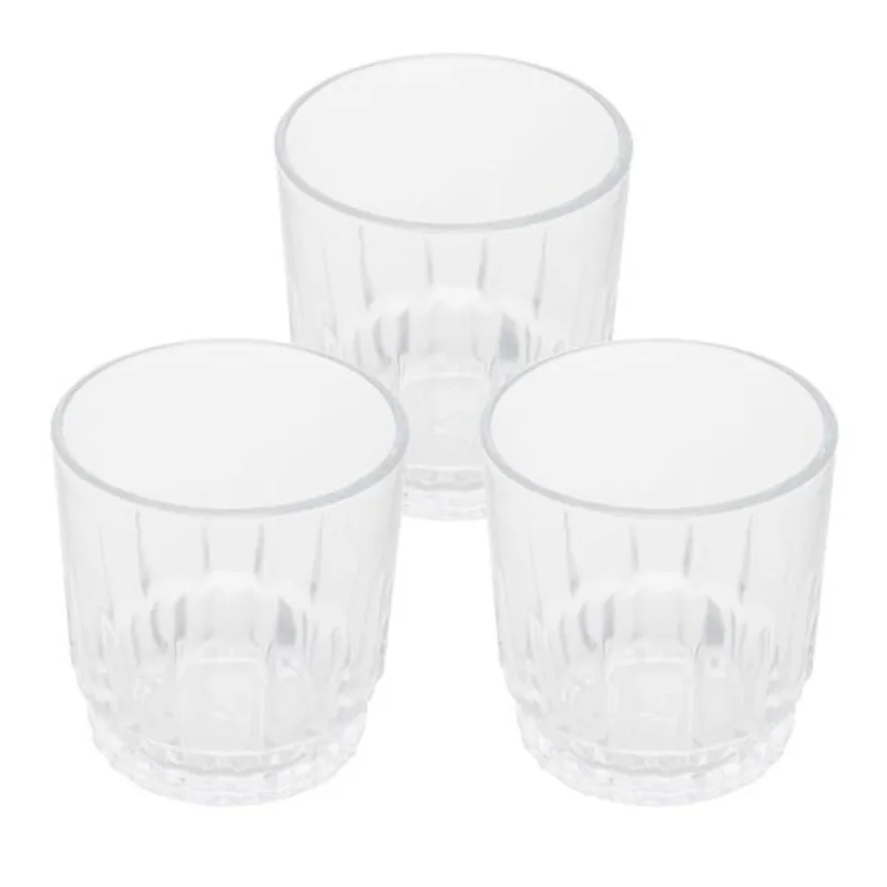Jogo de copos baixos em vidro Lyor Renaissance 320ml 3 peças