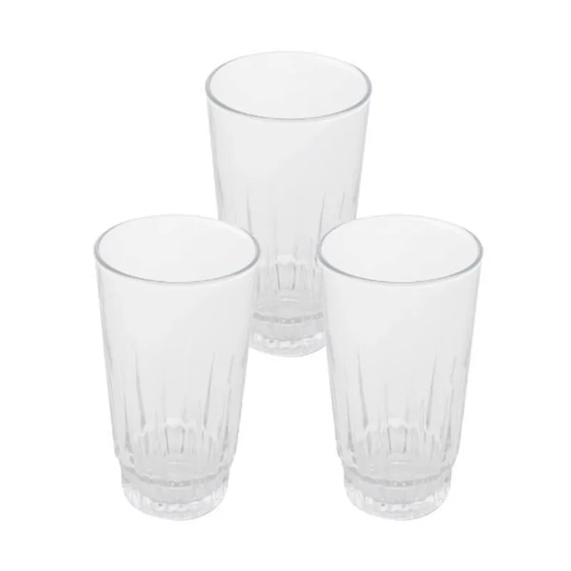 Jogo de copos altos em vidro Lyor Renaissance 475ml 3 peças