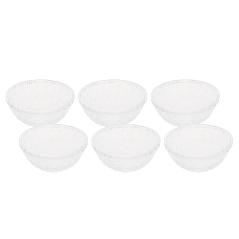 Conjunto 6 Bowls De Vidro Sodo Cálcico King 11,5x5cm Lyor