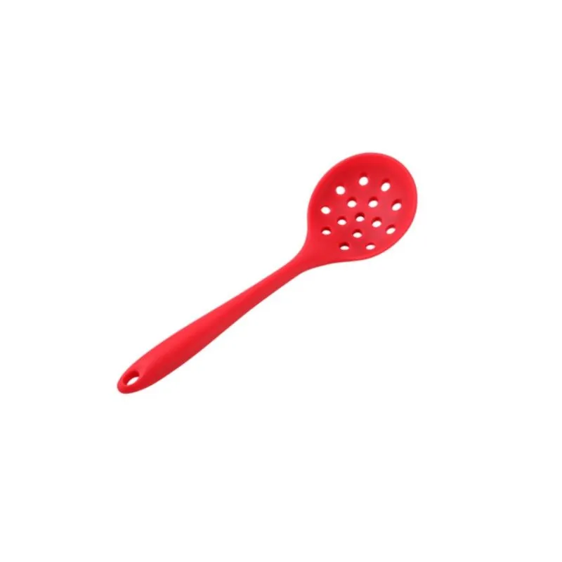 Escumadeira Em Silicone Vermelho