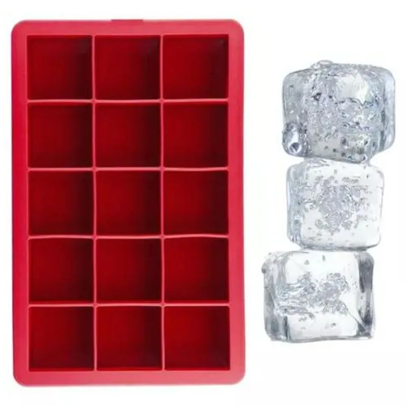 Forma De Silicone Para Gelo 15 Cavidade