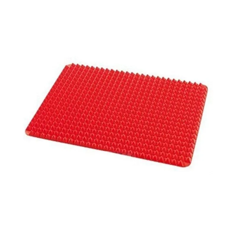 Tapete Culinário Forno Piramidal Em Silicone 40X30Cm
