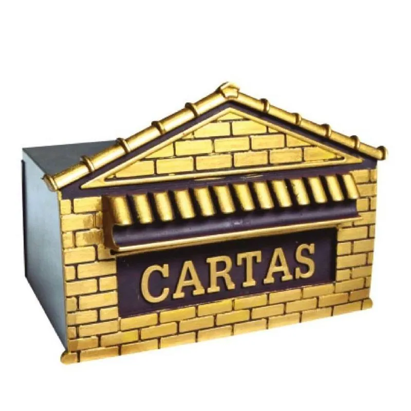 Caixa De Correio Com Frente De Mini Tijolinhos 20cm - 2540 - Mse