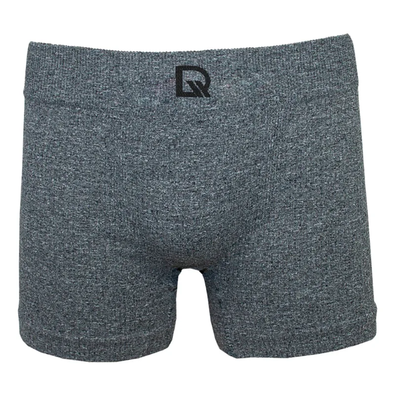 Cueca Boxer Sem Costura Infantil Mescla Escuro
