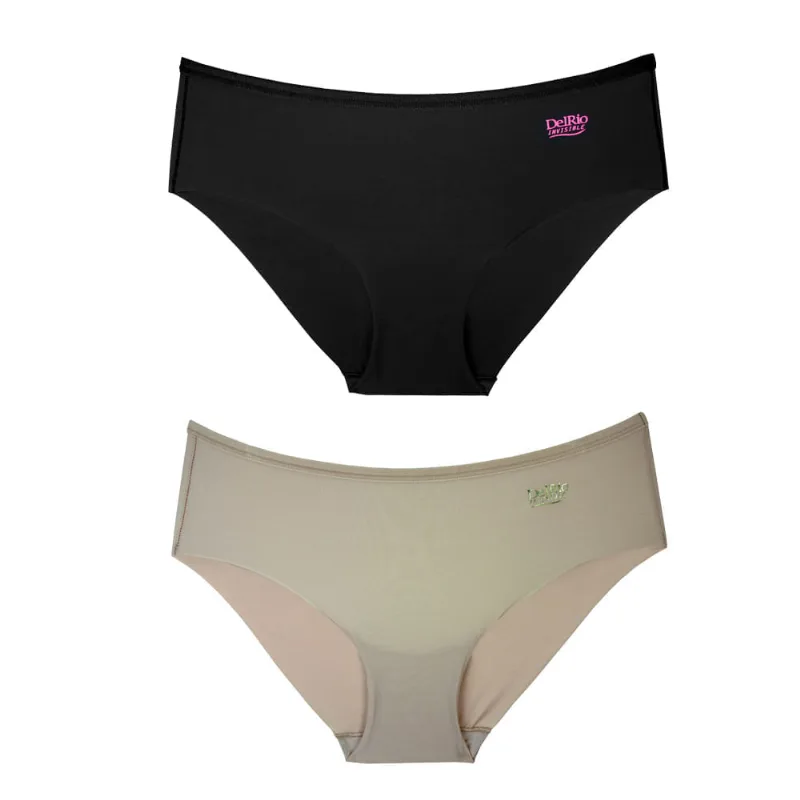 Kit 02 Calcinhas Boxer Em Laser Cut Ms - Pt - DelRio