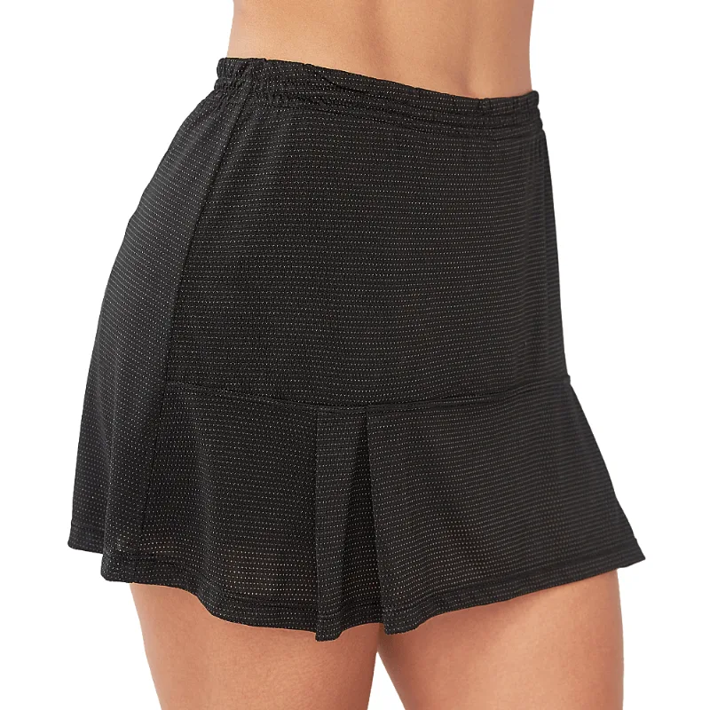 Short Saia Fitness Em Neo Fresh E Diva Fit Preto