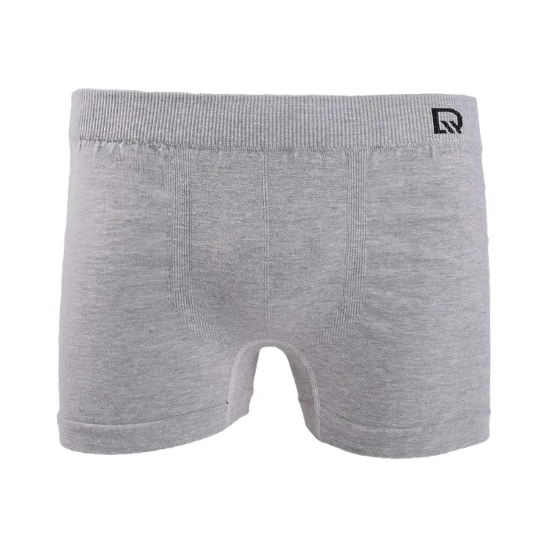 Cueca Boxer Sem Costura De Algodão Mescla Claro